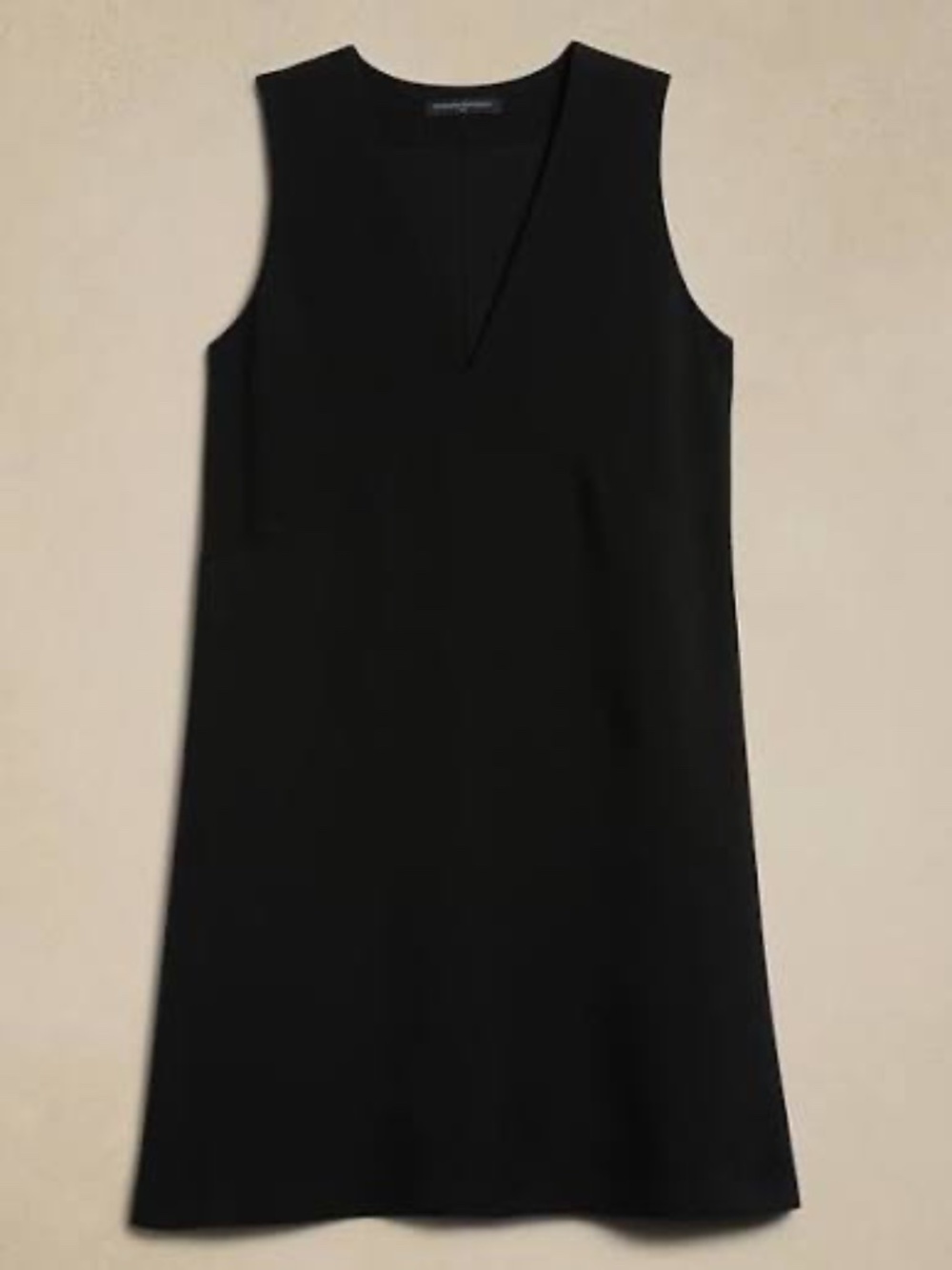 Banana Republic V-Neck Mini Shift Dress 16 TALL